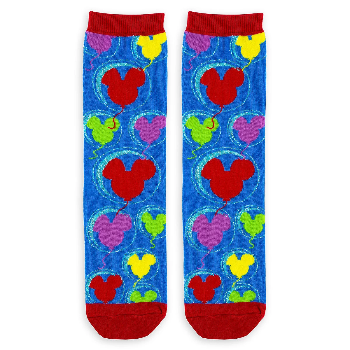 Disney Crew Socks For Adults - Mickey Mouse Balloons