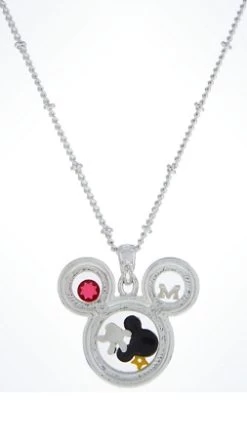 Disney Necklace - Mickey Mouse Icons Floating Charms