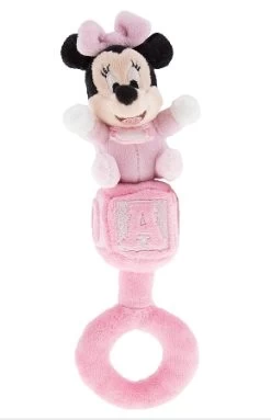 Disney Plush - Baby Minnie Mouse Plush Rattle