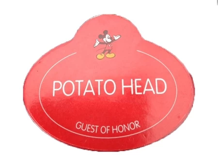 Disney Mr Potato Head Parts - Mickey Potato Head Name Badge