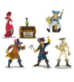 Disney Figurine Play Set - Pirates Of The Caribbean - 6 Piece
