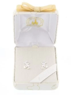 Disney Earrings - Mickey Mouse Standing - Sterling Silver - Boxed
