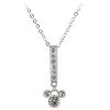 Disney Arribas Necklace - Swarovski Crystal Bar Mickey Mouse