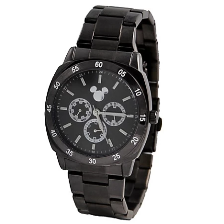 Disney Wrist Watch - Mickey Mouse Chronograph - Gun Metal
