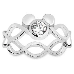 Disney Arribas Brothers Ring - Mickey Mouse Single Crystal Eternity