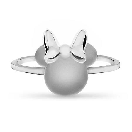 Disney Rebecca Hook Ring - Minnie Mouse Icon - Silver