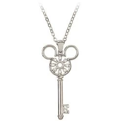 Disney Arribas Necklace - Mickey Mouse Icon Key - Flower
