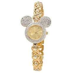 Disney Wrist Watch - Mickey Mouse Pavé Crystal Bezel For Women