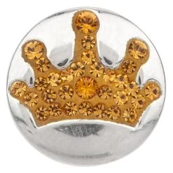 Disney Jewel Pop Necklace Charm - Gold Crown