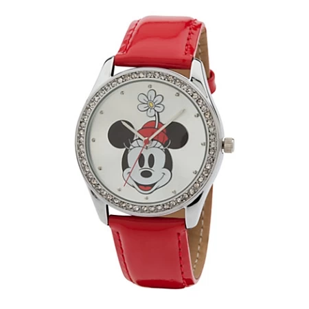 Disney Wrist Watch For Women - Minnie Mouse Crystalline Watch