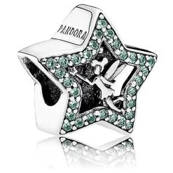 Disney Pandora Charm - Tinker Bell Star - Faith Trust And Pixie Dust