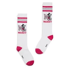Disney Socks For Women - Mickey Mouse Varsity Knee Socks