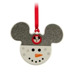Disney Disc Ornament - Mickey Mouse Icon - Snowman