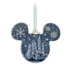 Disney Disc Ornament - Mickey Mouse - Fantasyland Castle