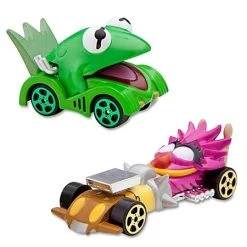 Disney Racers Set - The Muppets Kermit And Animal