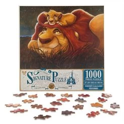 Disney Signature Puzzle - Lion King - Simba And Mufasa