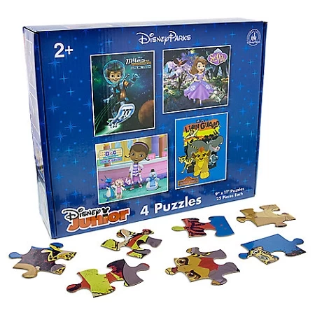 Disney Jigsaw Puzzle - Disney Junior - Set Of 4