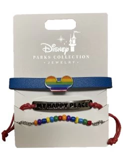 Disney Bracelet Set - Rainbow Mickey Mouse - Set Of 3