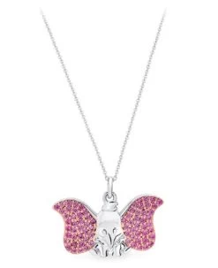 Disney Crislu Necklace - Dumbo - Sterling Silver