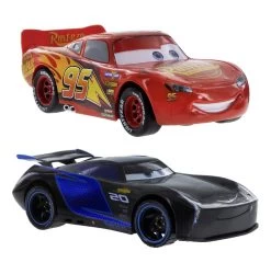 Disney Pullback Toy - Disney Cars - McQueen And Jackson Storm