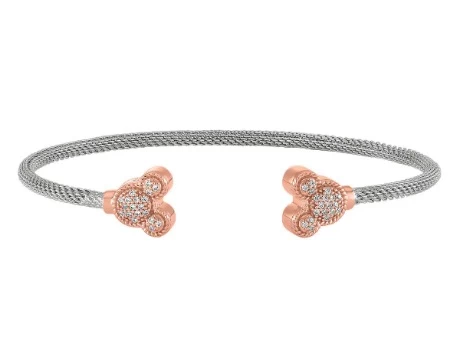 Disney Rebecca Hook Bracelet - Mickey Mouse Icons - Rose Gold