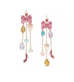 Disney Betsey Johnson Earrings - Minnie Mouse Cluster