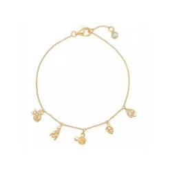 Disney Crislu Bracelet - Mickey Mouse And Friends Charms