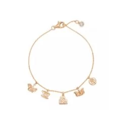 Disney Crislu Bracelet - Fantasyland Charms