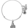 Disney Alex & Ani Bracelet - Cinderella Castle Figural - Silver