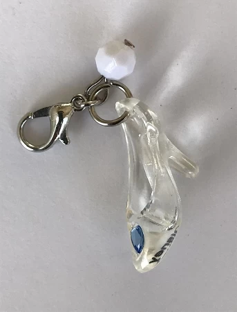 Disney Dangle Charm - Charmed In The Park - Cinderella Slipper - Clear