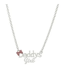 Disney Necklace - Minnie Mouse Bow - Daddy's Girl