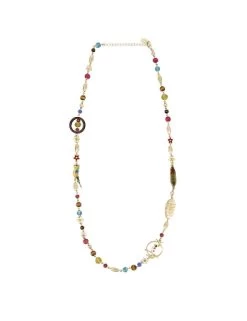 Disney Necklace - Tiki Birds Bamboo - Enchanted Tiki Room