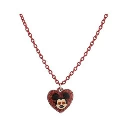 Disney Necklace - Emoji Mickey Heart