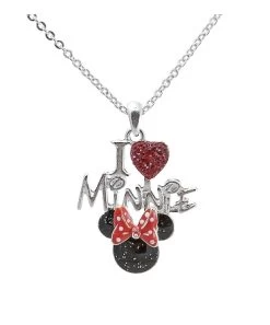 Disney Necklace - I Heart Minnie Mouse