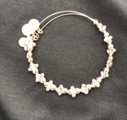 Disney Alex & Ani Bracelet - Mickey & Minnie Icons Bangle - Rose Gold