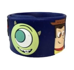 Disney Silicone Slap Bracelet - Pixar - Monsters INC And Toy Story
