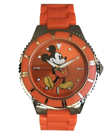 Disney Wrist Watch - Mickey Mouse Standing Expandable - Orange