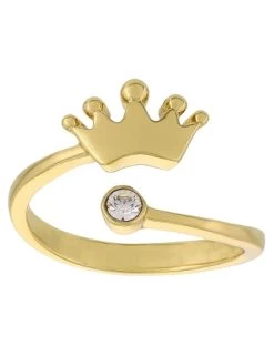Disney Ring - Crown Adjustable - Gold Tone
