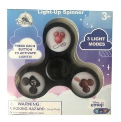 Disney Fidget Spinner - Ears Hat, Balloon, Icecream - Black