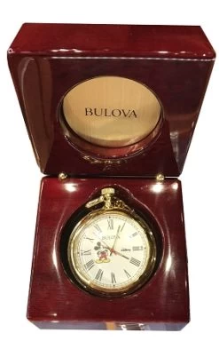 Disney Pocket Watch - Bulova - Mickey Mouse - Gold