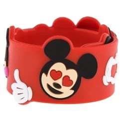 Disney Silicone Bracelet - Emoji Mickey Mouse - Red