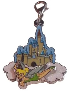 Disney Dangle Charm - Charmed In The Park - Tinker Bell And Castle