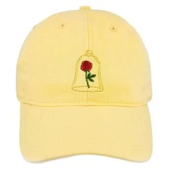 Disney Hat - Baseball Cap - Beauty And The Beast Enchanted Rose