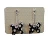 Disney Dangle Earrings - Minnie Mouse Bow - Black