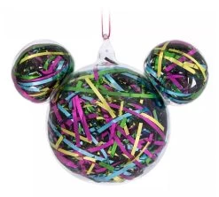 Disney Mickey Ears Icon Ornament - Mickey Mouse Icon Ribbon