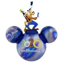 Disney Mickey Ears Icon Ornament - 2020 Dated - Goofy And Pluto