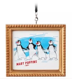Disney Canvas Ornament - Penguin Waiters - Framed
