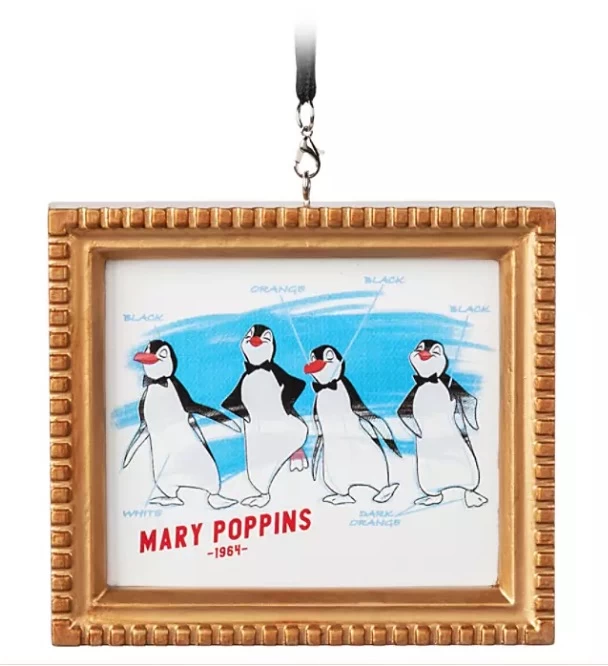 Disney Canvas Ornament - Penguin Waiters - Framed