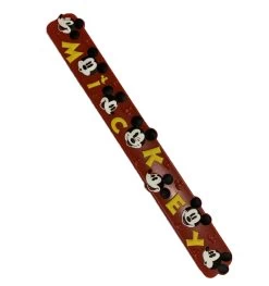 Disney Silicone Slap Bracelet - Mickey Mouse Letters