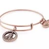 Disney Alex & Ani Bracelet - Fantasyland Castle - Rose Gold